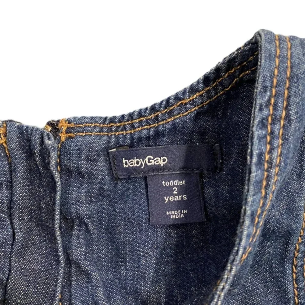 Baby Gap 2Y Denim Jumper Dress